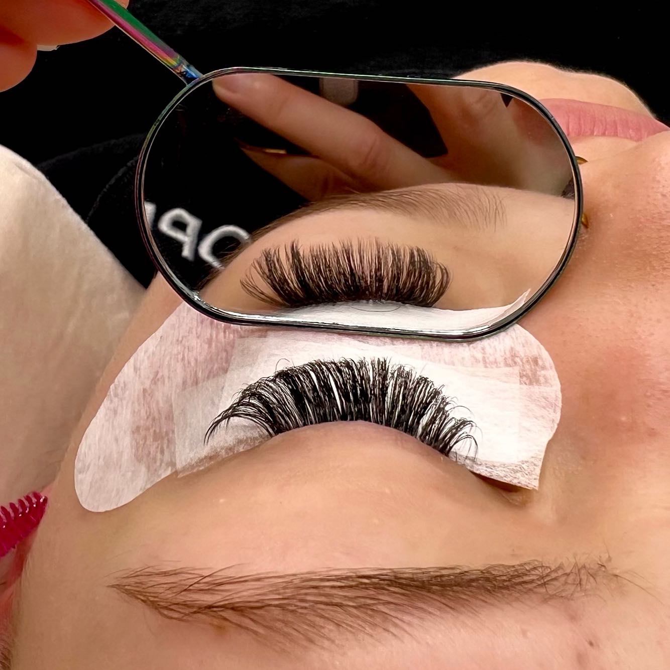 Stunning volume lash extensions - full and dramatic